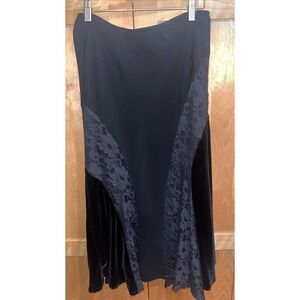Drama Brand Skirt Sz 6- Gothic, Halloween, Fancy Lace And Velvet, Lovely!